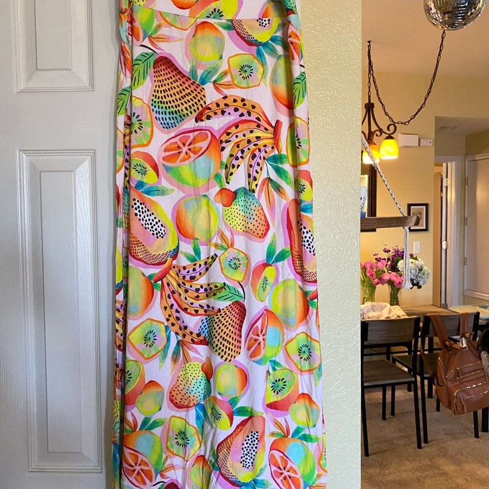 Farm Rio Colorful Maxi Skirt